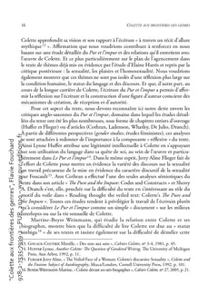 Colette aux frontières des genres: Relire Le Pur et l'impur