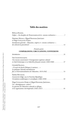 Repenser la "mission civilisatrice"