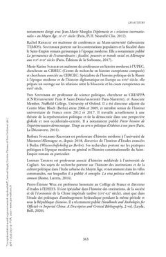 La représentation avant le gouvernement représentatif