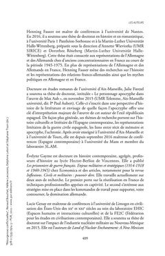 Résurgences conflictuelles