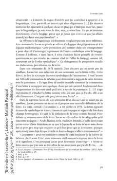 Bien-dire et savoir-lire