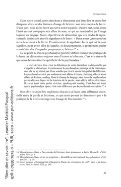 Bien-dire et savoir-lire