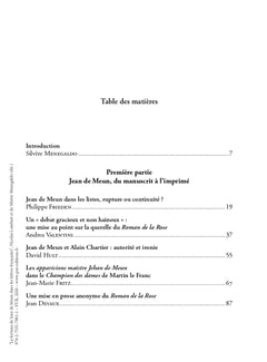 La fortune de Jean de Meun dans les lettres françaises