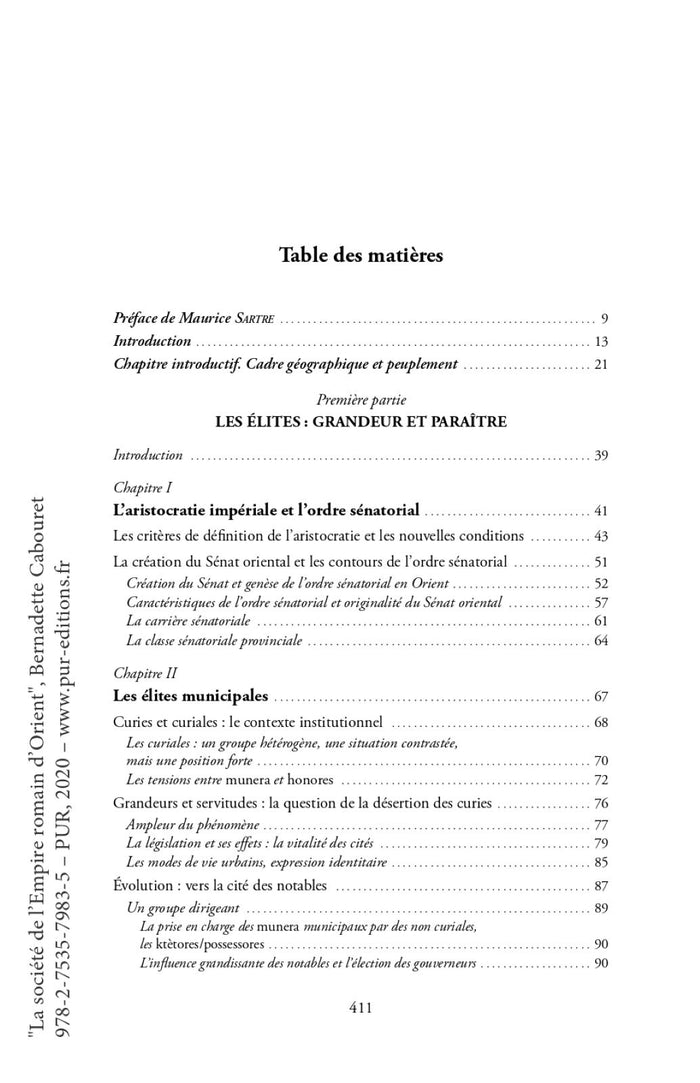 La société de l'Empire romain d'Orient: IVe-VIe siècle. Préface de Maurice Sartre