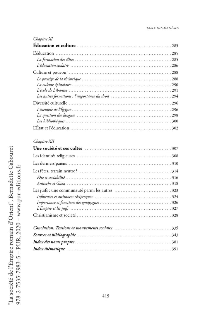 La société de l'Empire romain d'Orient: IVe-VIe siècle. Préface de Maurice Sartre
