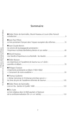 Libraires et imprimeurs protestants de la France atlantique