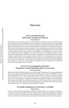 Libraires et imprimeurs protestants de la France atlantique