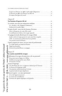 La guerre du roi aux portes de l'Italie