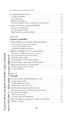 La guerre du roi aux portes de l'Italie