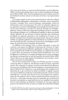 Territoires fabriqués/territoires instrumentalisés