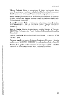 Territoires fabriqués/territoires instrumentalisés