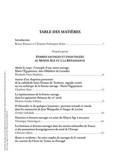 Femmes sauvages et ensauvagées dans les arts et les lettres
