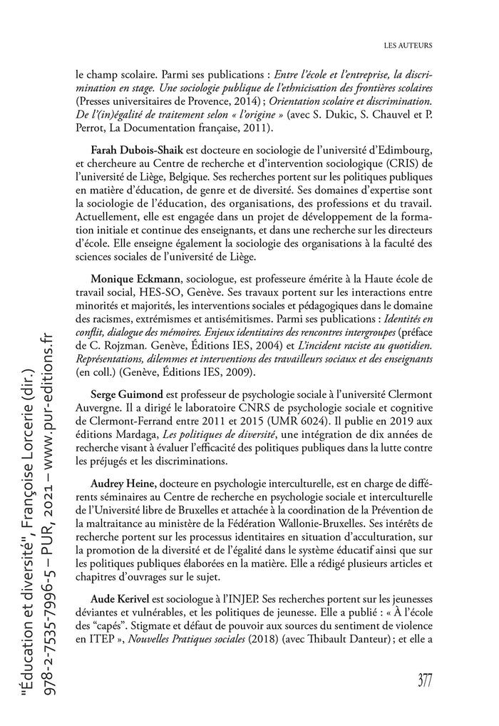 Éducation et diversité