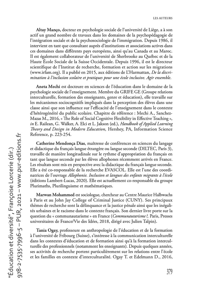 Éducation et diversité