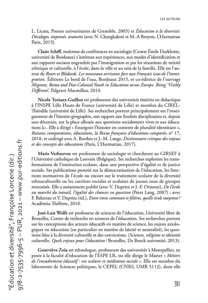 Éducation et diversité