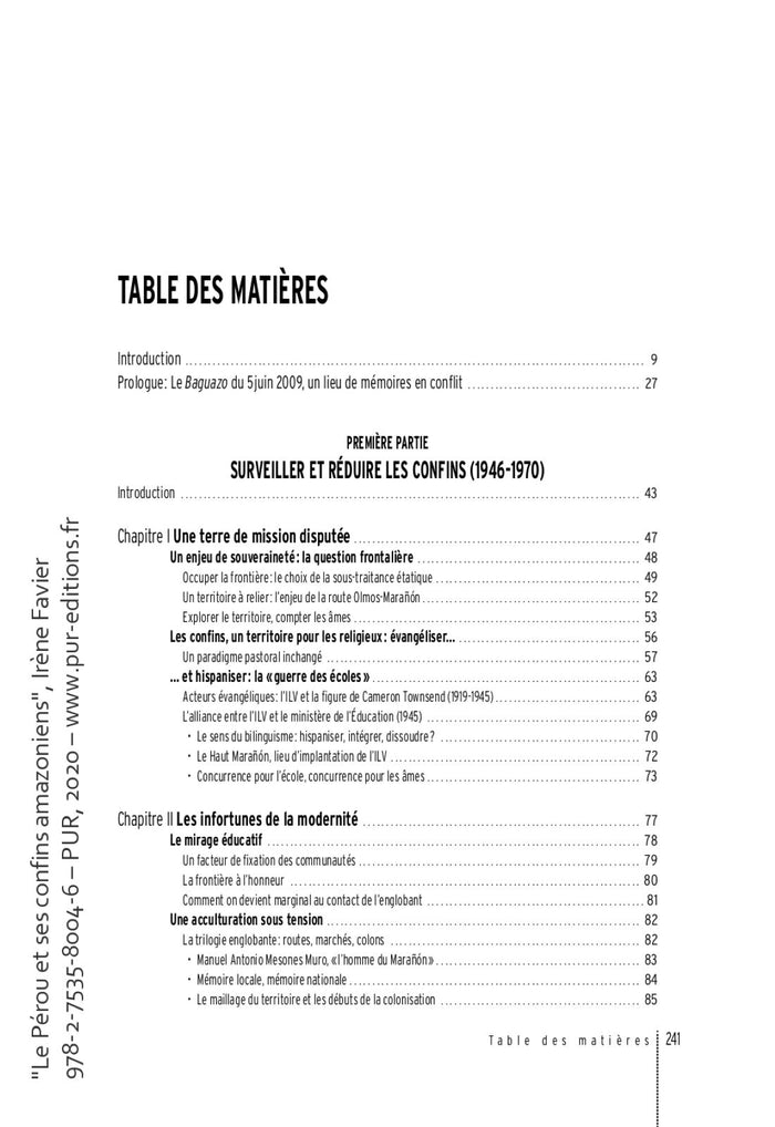 Le Pérou et ses confins amazoniens