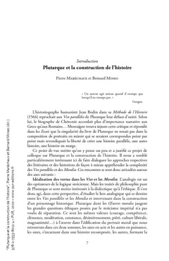 Plutarque et la construction de l'histoire