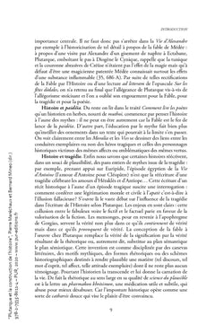 Plutarque et la construction de l'histoire