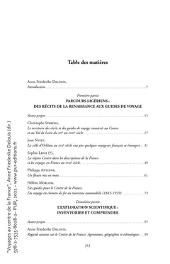 Voyages au Centre de la France