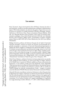 Voyages au Centre de la France