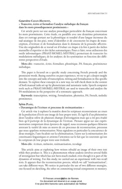 Transcrire, écrire, formaliser - 2