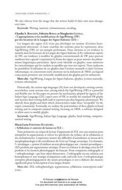 Transcrire, écrire, formaliser - 2