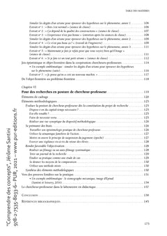 Comprendre des concepts