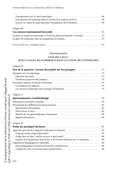 L'enseignement de la littérature à l'ère du numérique