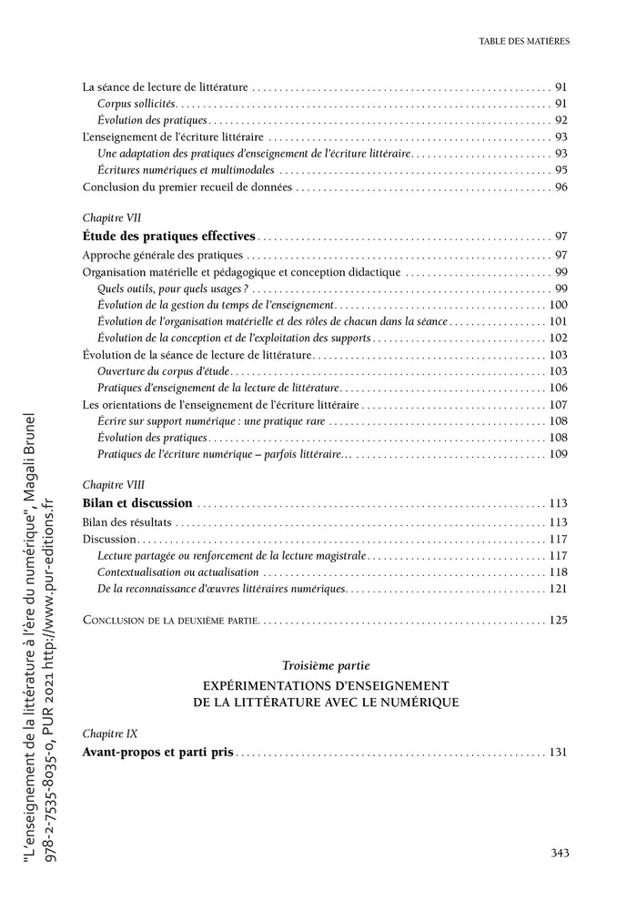 L'enseignement de la littérature à l'ère du numérique