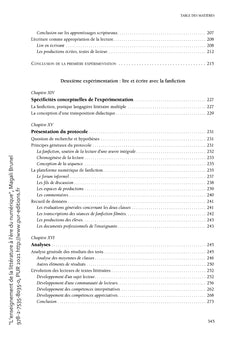 L'enseignement de la littérature à l'ère du numérique