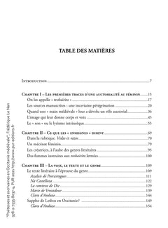 Poétesses et escrivaines en Occitanie médiévale