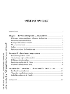 Le désir de traduire