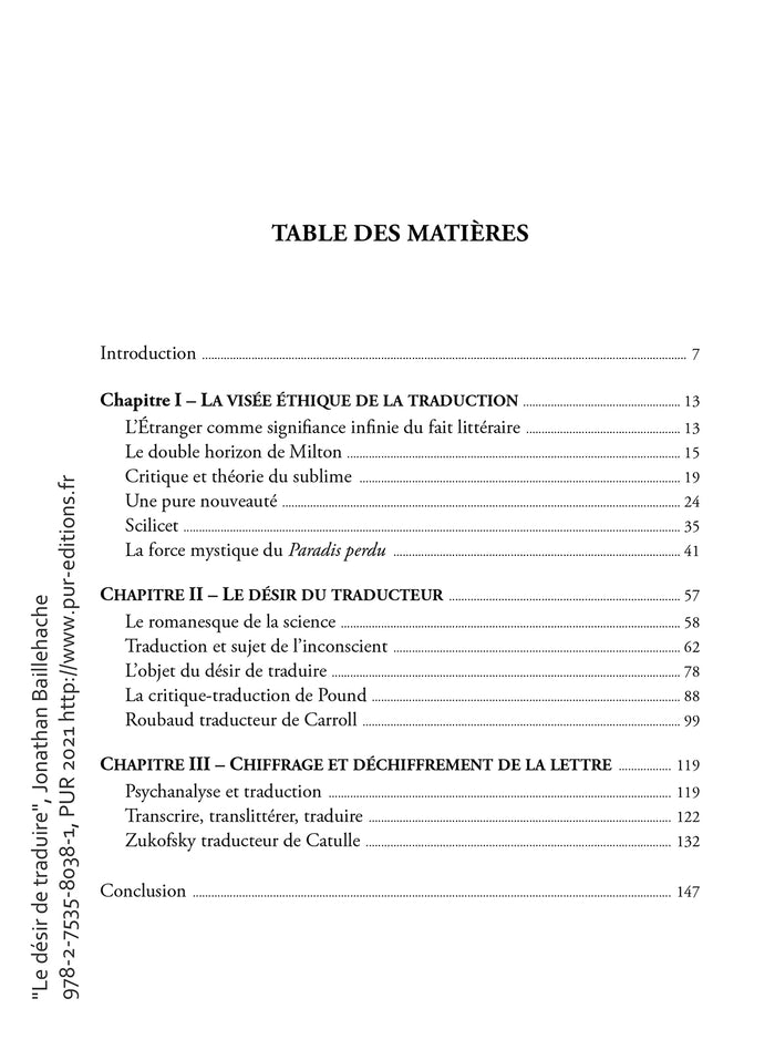 Le désir de traduire