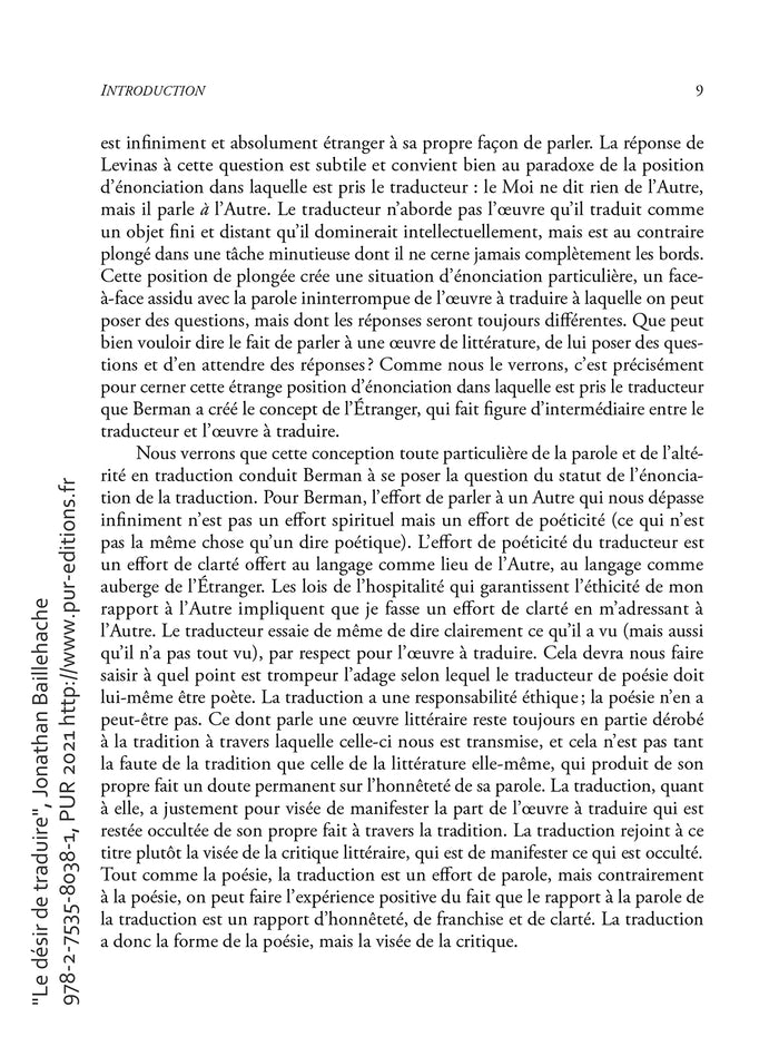 Le désir de traduire