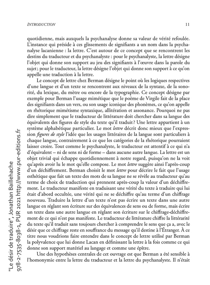 Le désir de traduire