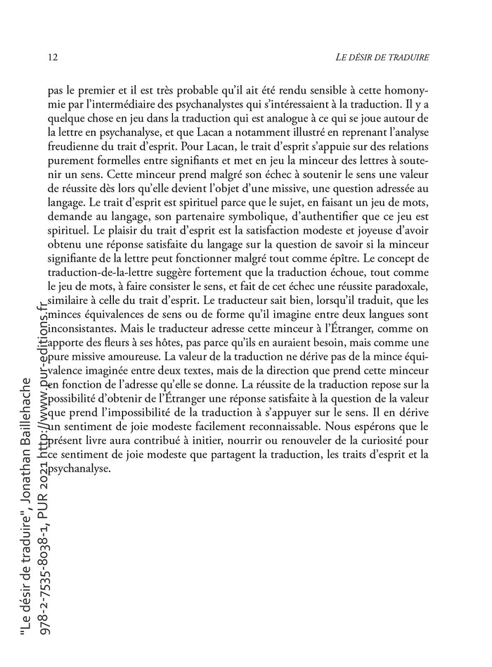 Le désir de traduire