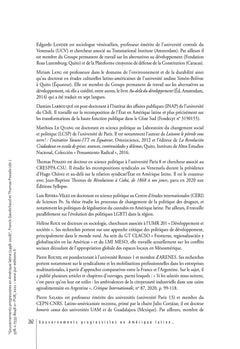 Gouvernements progressistes en Amérique latine