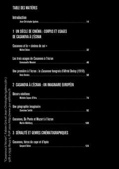 Casanova à l'écran