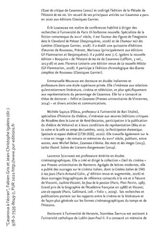 Casanova à l'écran