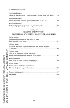 La fabrique d'une légende