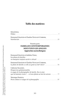 Photographies de familles contemporaines