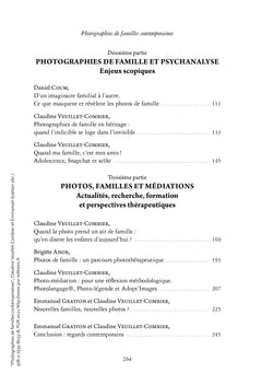 Photographies de familles contemporaines