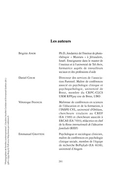 Photographies de familles contemporaines