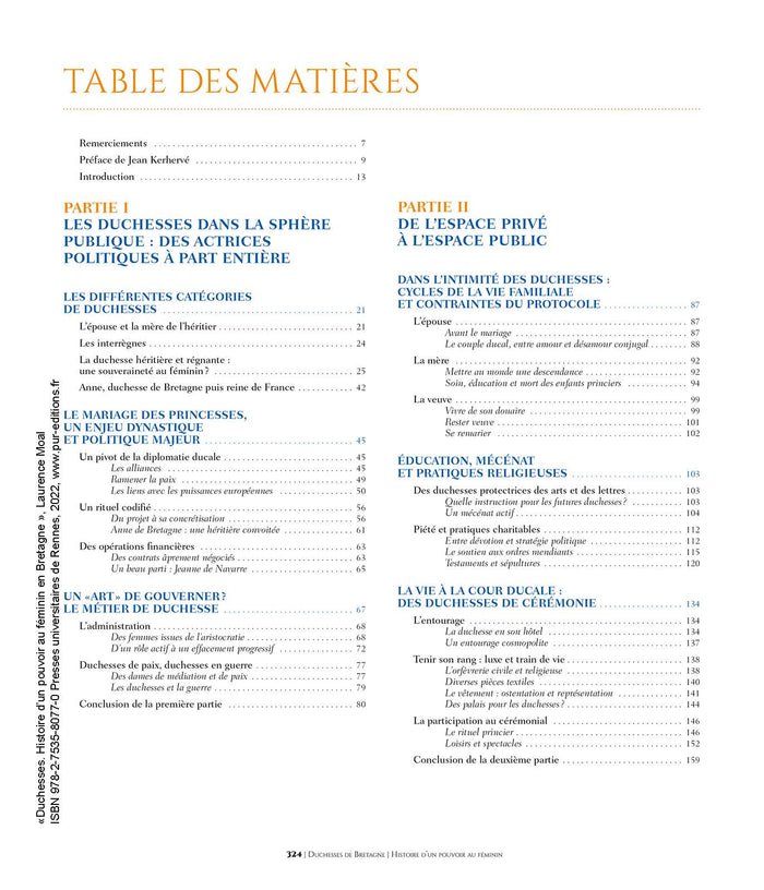 Duchesses: Histoire d'un pouvoir au féminin en Bretagne