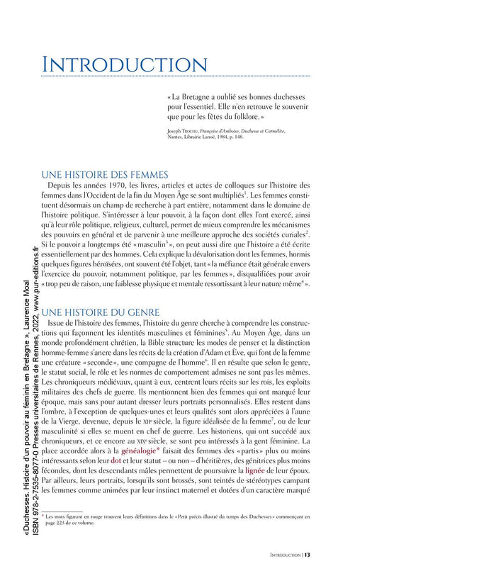 Duchesses: Histoire d'un pouvoir au féminin en Bretagne