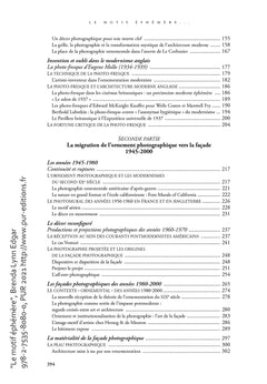 Le motif éphémère