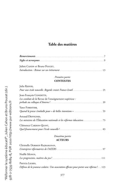 Réformer le système éducatif