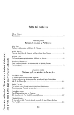Pentecôtes médiévales