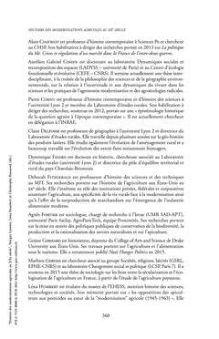 Histoire des modernisations agricoles au XXe siècle