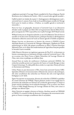 Histoire des modernisations agricoles au XXe siècle